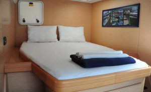 sailing boat master bedroom